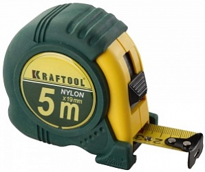 34122-05-25 Рулетка Kraftool с нейлоновым покрытием, 5м/25мм 34122-05-25 Рулетка Kraftool с нейлоновым покрытием, 5м/25мм